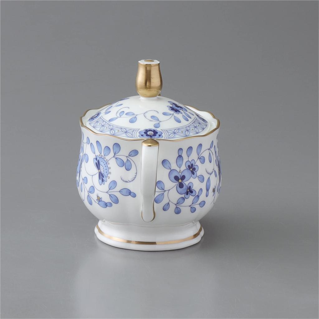 NARUMI Sugar Pot Milano 16cm, Made in Japan, 9682-4205