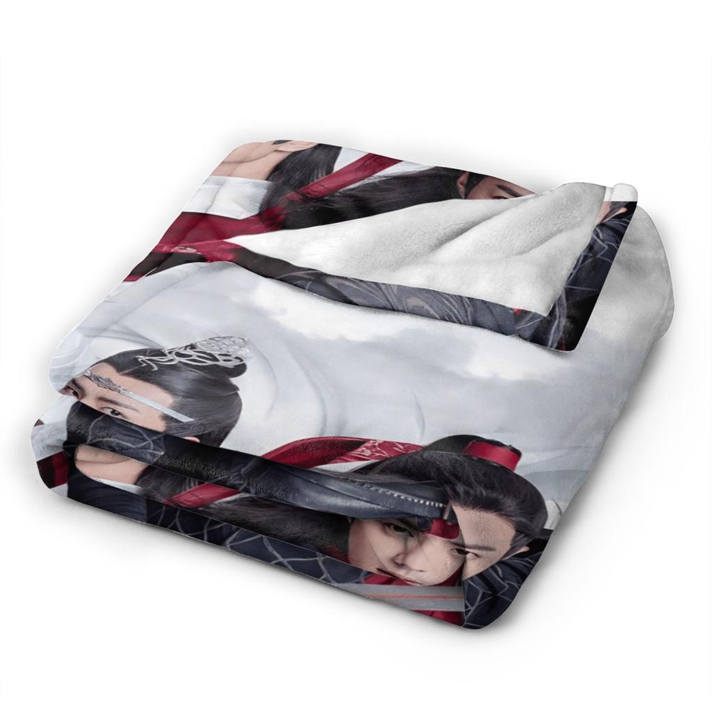 W-Wang Yibo Super Soft Blankets Kids Adult Plush Throw Blanket Funny Couch Chair Flannel Bedspread Sofa Bed Cover