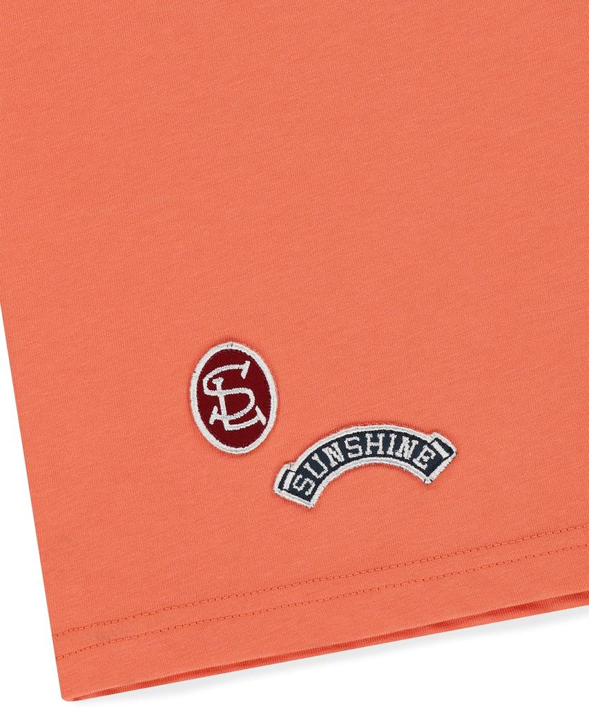 Sseonleobeutueo Multi Patch Ringer Tee Orange