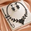 Jewelry Bridal Necklace Set Fashion High-End Crystal Wedding Dress Banquet Dress Jewelry