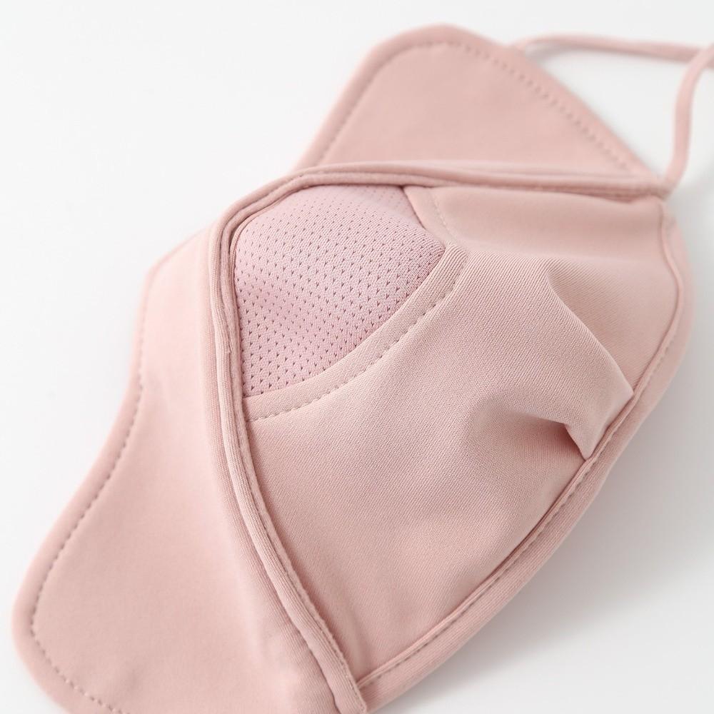 Thermal Fleece Warm Face Cover Adjustable Ear Loops Windproof Cycling Face Mask  Cycling/Running