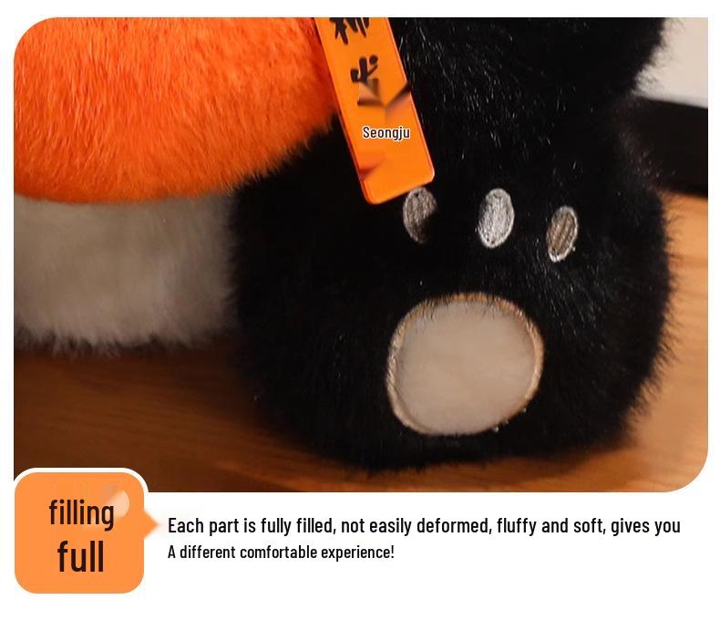 Large Persimmon Panda Plush Toy - Perfect Sleep Doll & Birthday Gift for Kids, Friends, or Lovers