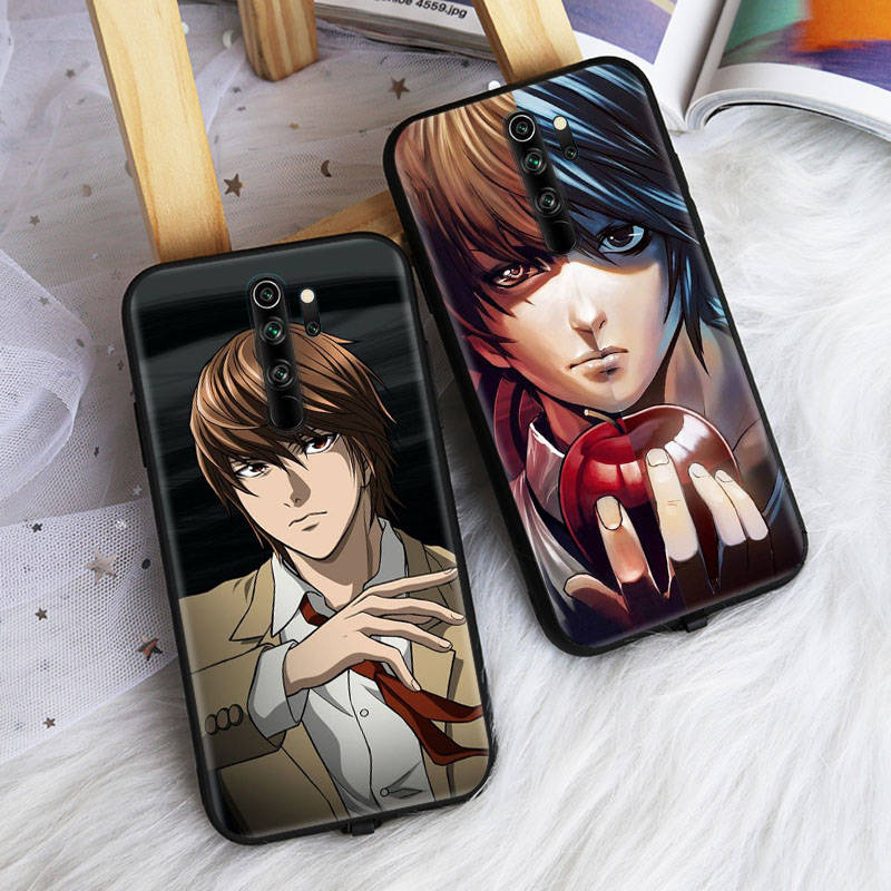 Husă Neagră pentru OPPO Reno 8 6 5 4 Pro Plus Find X3 A17 A3 A31 A38 A40 A53 A54 A55 A74 A76 A78 A77 A80 A94 A95 A96 Lite W-62 Death Note