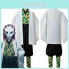 Demon Slayer Kimetsu No Yaiba Sabito Cosplay Kostým Vynikající Kimono Plášť Set Pro Fandy