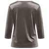 Women's Solid Color Gold Velvet Fashionable Long Sleeved T-shirt Pullover Top