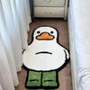 Cartoon-Ente Teppich Heimdekoration, Schlafzimmer und Eingangstüren, Bietet Wärme im Winter, Wasserabsorbierende Fußmatte