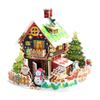 2 Stück Weihnachtshütte 3D-Stereoskopisches Puzzle Handgefertigtes DIY Modell Zusammenbau Hände und Brainstorming Puzzle Spielzeug Zusammenbau Spielzeug Spielsets