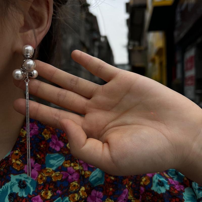 

DIMANAF 2023 серьги Four Seasons, ретро-аксессуар, длинные серьги в этническом стиле с листьями, простые аксессуары, серьги 212