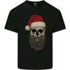 Weihnachtsmann Totenkopf Gothic Heavy Metal Weihnachten Herren Baumwolle T-Shirt Tee Top