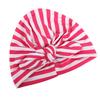 Kids Bunny Ear Hat Stripe Turban Baby Cap Head Wrap Adornments Rabbit Headdress