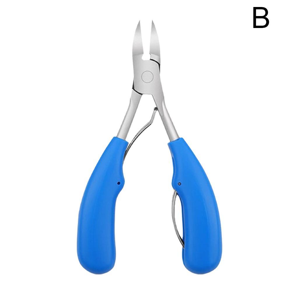 1PC Nail Scissors Nail Cuticle Manicure Scissors Stainless Steel Olecranon Tip Cut Dead Skin Manicure Tool
