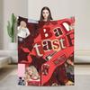 Bad Taste Freyas Singer Skyes  Blankets Fleece All Season  Portable Super Warm Throw Blankets for Sofa Car Plush Thin Quilt