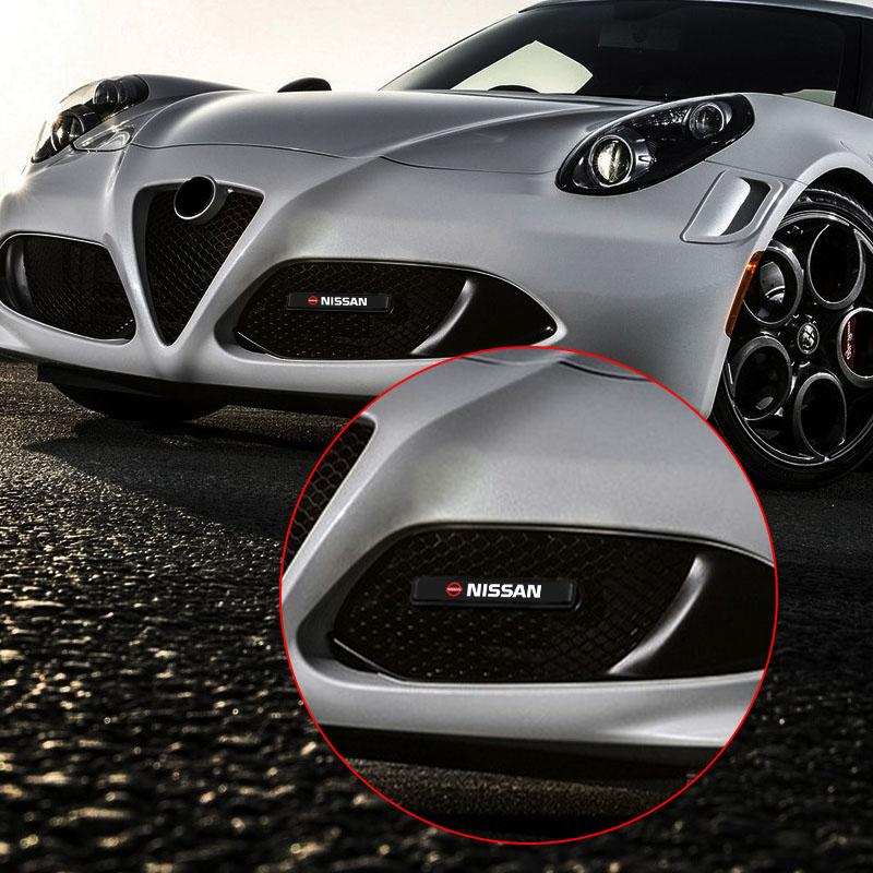 1 Stück Auto Dekorative LED Lichter Front Haube Kühlergrill Emblem Styling Für Nissan Nismo Qashqai X J10 J11 Trail Tiida Teana Skyline Juke X-trail Almera