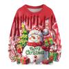 Women's Casual Long Sleeve Woolen Christmas Sweatshirt Fall  Vacation Long Sleeve Pullover