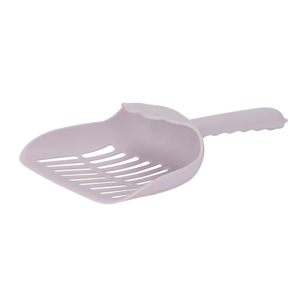 Cat Litter Shovel Simple Fashionable Rounded Arc Edge Cat Poop Scoop with Ergonomic Handle