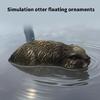 Artistic Resins Beavers Figurine Lovely Beavers Shape Water Float for Decorative Fountains And Yard Pond