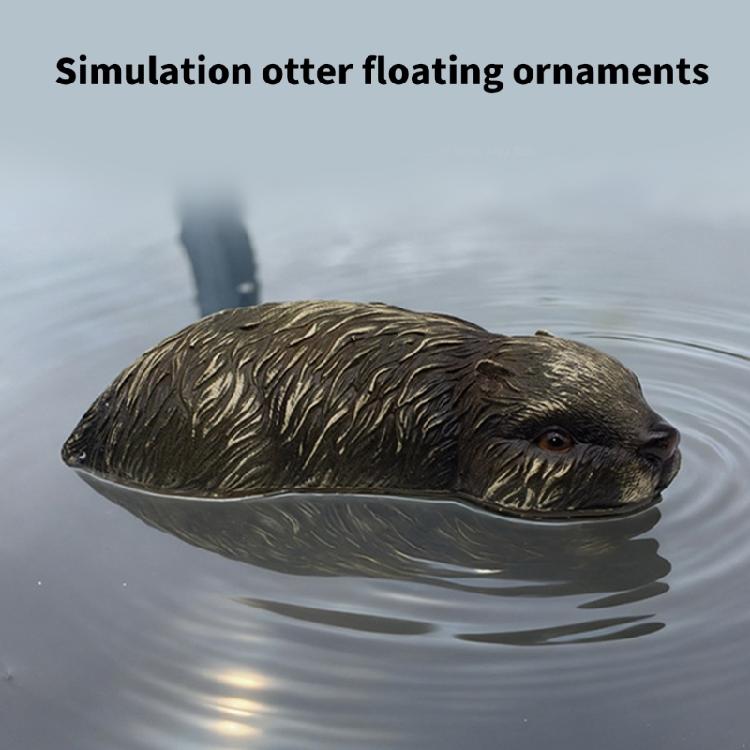 Artistic Resins Beavers Figurine Lovely Beavers Shape Water Float for Decorative Fountains And Yard Pond