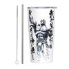 Fist of the North Star Tumbler, 600ml Vacuum Insulated Double-wall Water Bottle Made from SUS304 Food-grade Stainless Steel. Includes Lid, Keeps Drink