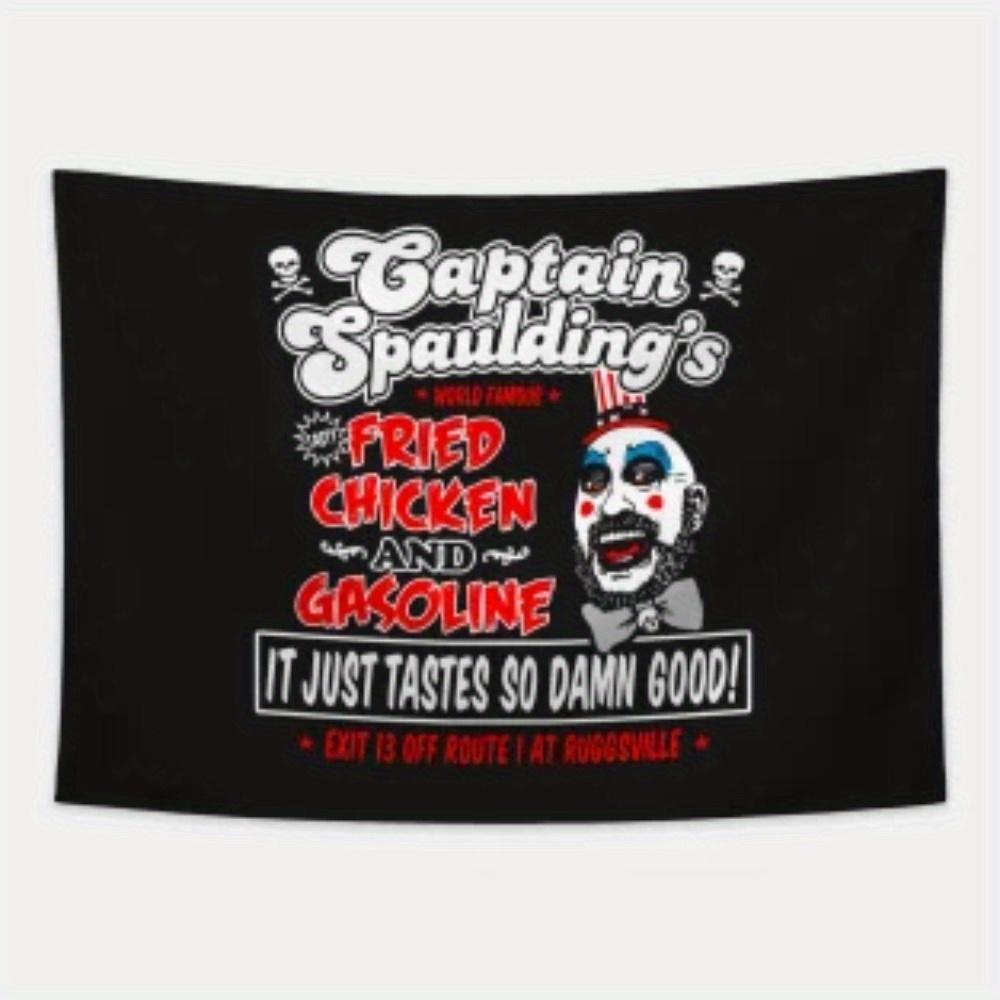 

Captain Spauldings Tapestry Edgy Humorous and Bold Wall Art for an Unconventional Decor Statement 74x94cm(29x37in)