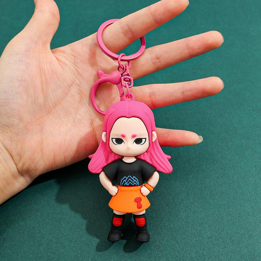 Keychain Anime Devil Hunter Pvc Schoolbag Pendant Keychain