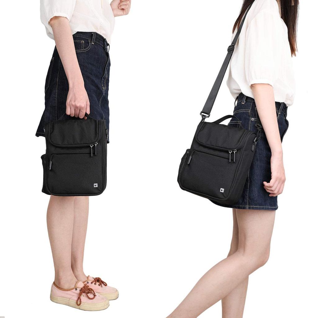 Rhinowalk Bicycle Front Bag, Handlebar Bag, Frame Bag, Side Bag (Black)
