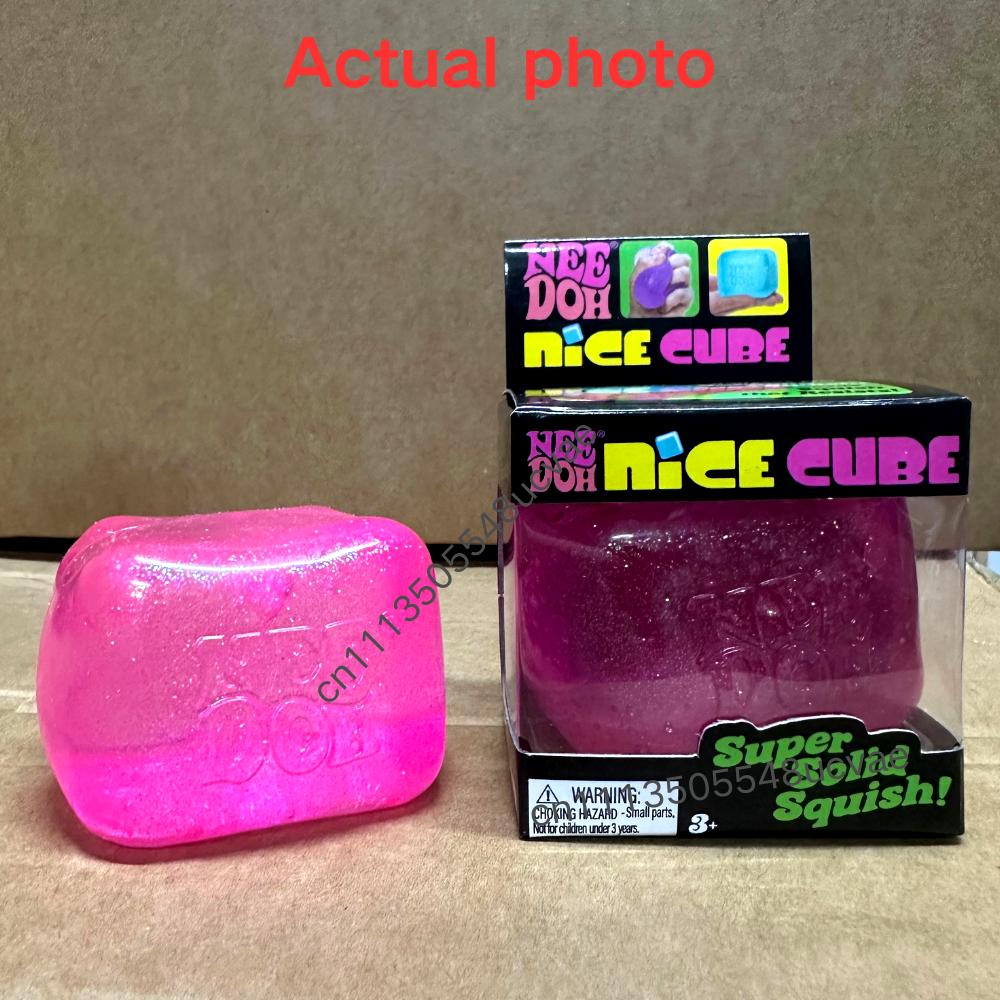 Schylling Nice Cube Series & Maltose Candy& Jellyfish &Maltose Bear Blind Box Fidget Cube For Adults Fun Soft Stress Gifts