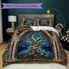 Tree of Life Pattern Bedding uilt Set uilt Cover Pillowcase Home Decoration Birthday Gift (1 * duvet cover + 2 * pillowcase  without core)146