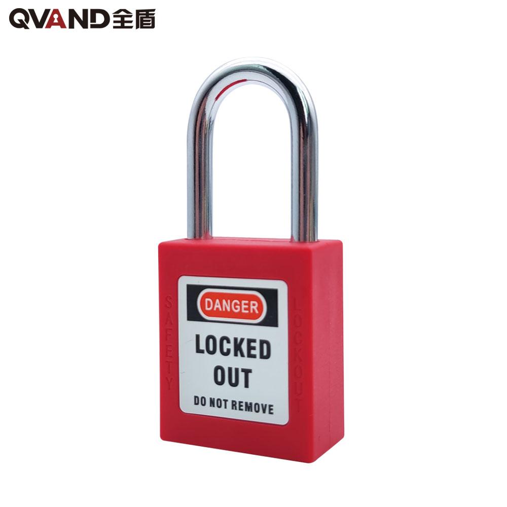 OEM Brand High Security Steel Shackle Industrial Safety Lockout Padlock High Quality Industrial Safety Loto Safety Padlock (Red,Wood Door&Nylon&Lockout Tagout)