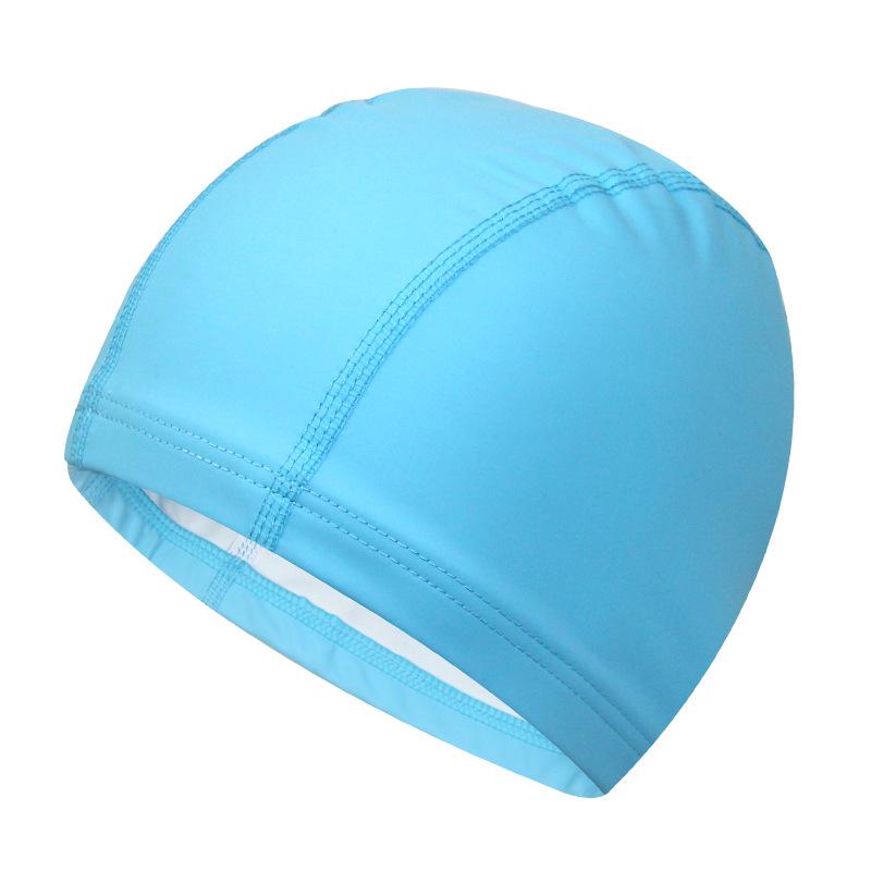 Unisex High Elastic PU Swimming Cap with Ear Protection - Waterproof, Long Hair Friendly, Anti-Head Pressure for Hot Spring and Swimming.
