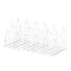 Space Saving Bag Display Organizers Adjustable Acrylic Shelf Divider Storage Organizers For Bags And Accessories