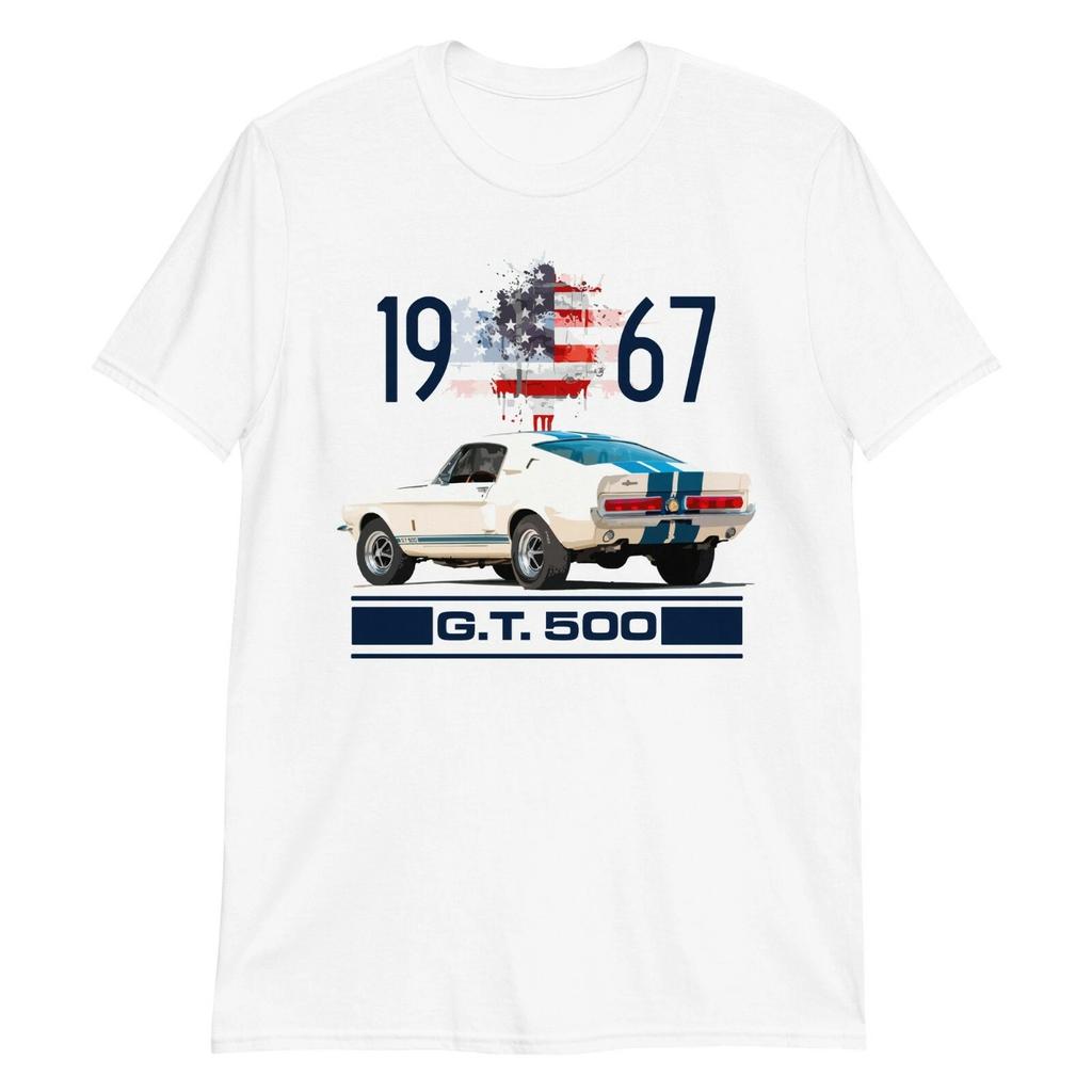 1967 Shelby GT500 Mustang Fastback Collector Car Gift Short-Sleeve T-Shirt
