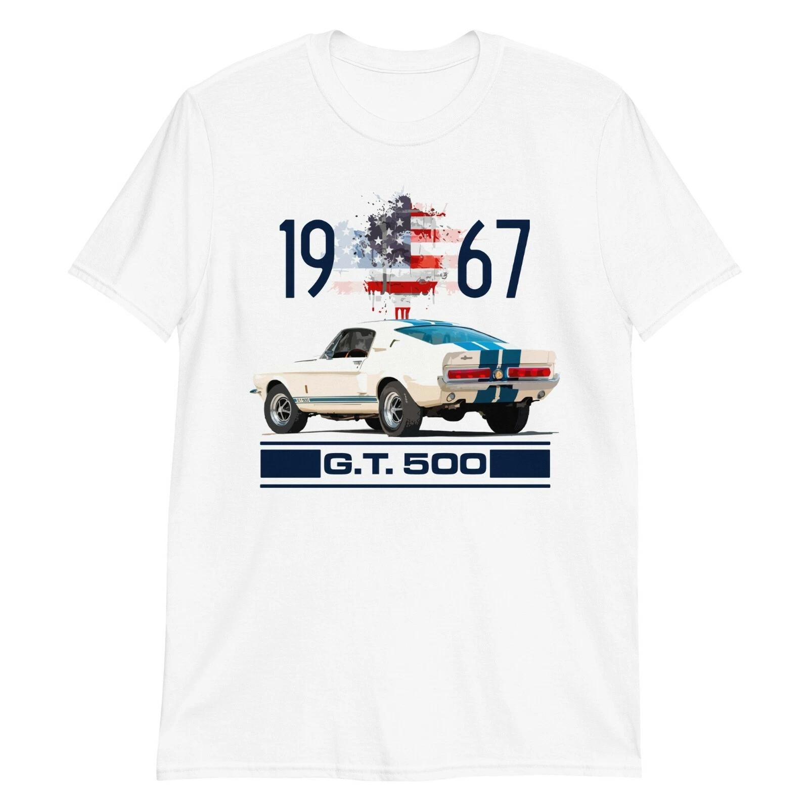 1967 Shelby GT500 Mustang Fastback Collector Car Gift Short-Sleeve T-Shirt 4XL