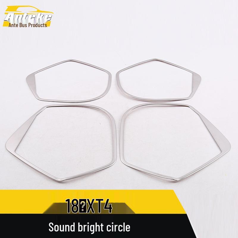 XT4 Speaker Decorative Frame and Door Speaker Cover - Stainless Steel, Fits 18 Models