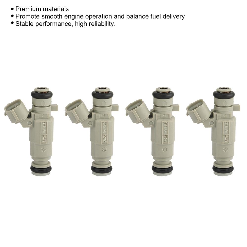3531004000 4Pcs Fuel Injector Nozzles for Hyundai I10 2016 Kia Picanto Mk2 1.0L