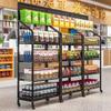 Convenience Store Snack & Toy Display Rack - Multi-Layer Storage for Checkout Counters