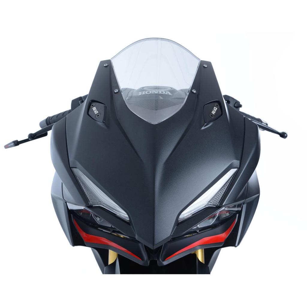 Mirror Blanking for CBR250RR R&G Plate, Black, (2017-), RG-MBP0026BK