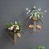 Art Ins Wall Dry Flowers Ornaments Wall Hanging Vases Iron Artistic Background Crafts