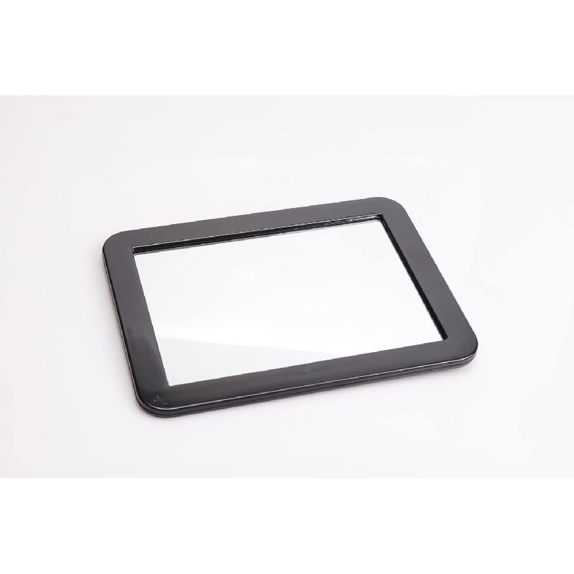 Magnetic Locker Mirror,5" x 7" Small Mirrors School Locker, Bathroom, Household Refrigerator, Locker Accessory, Office Cabinets, and Home (Black)