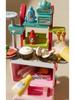 Mini Kitchen Playset: Pretend Play Shopping Cart & Cooking Toys for Kids