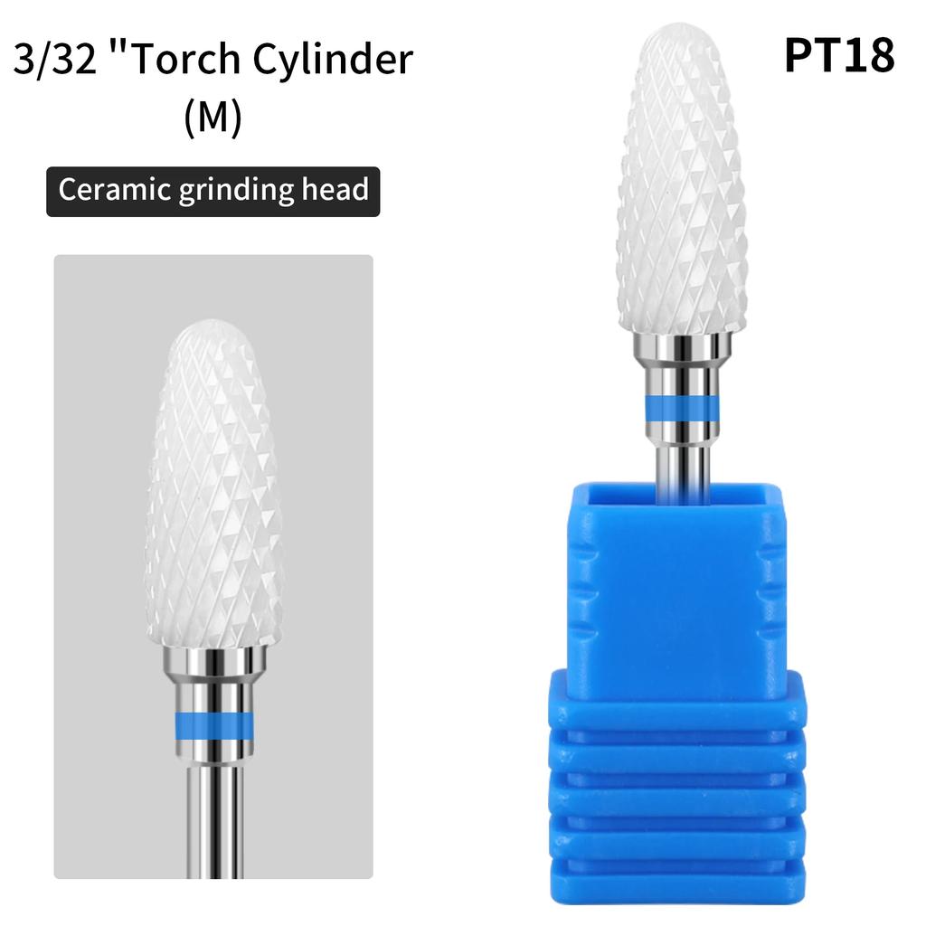 25 Types Ceramic Milling Cutter Nail Drill Bit Electric Manicure Pedicure Mill Bits Machine Files Nail Art Tools Equipment