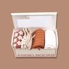 Angel Socks SET004 - Polyage Autumn Set Gift Flower Brown Socks
