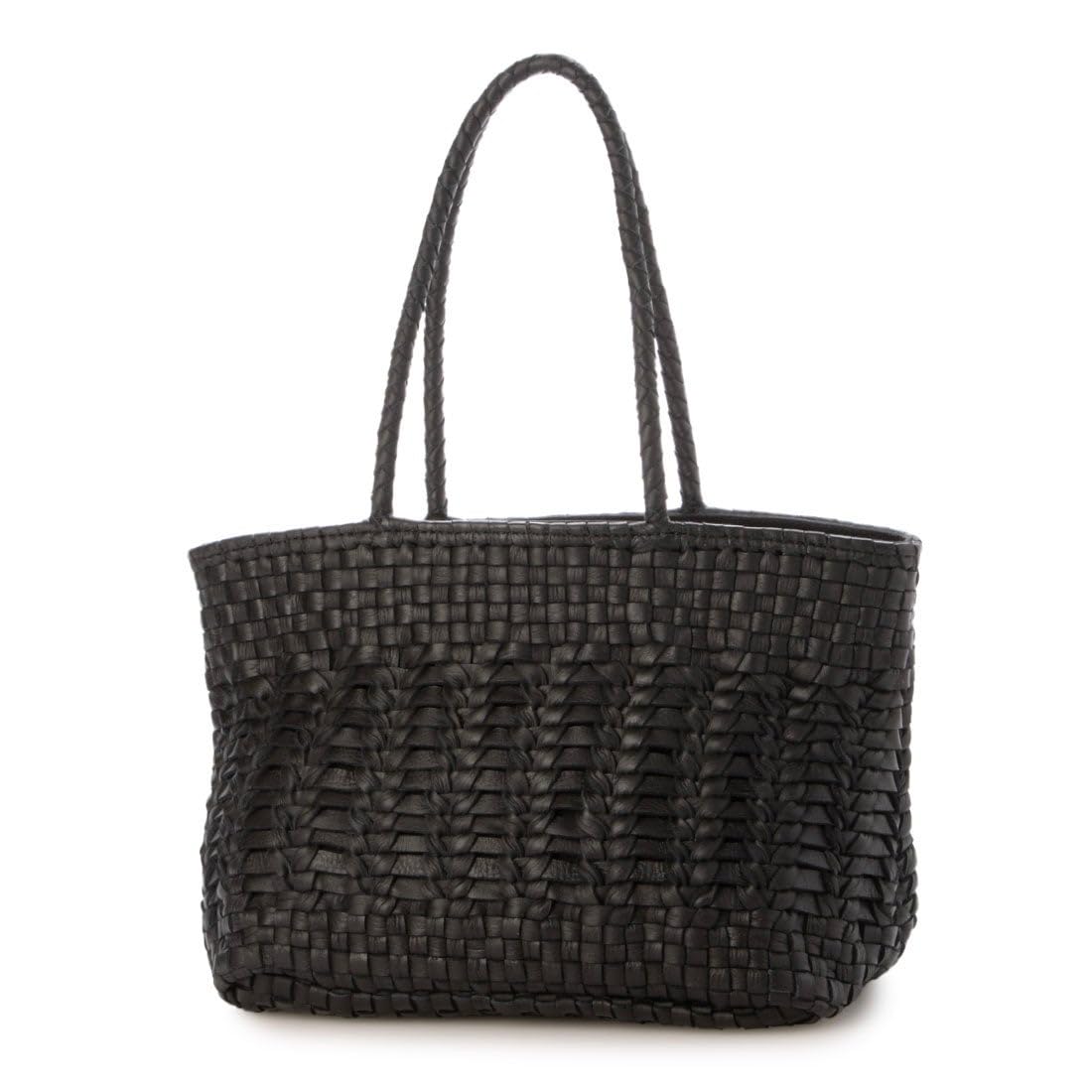 Плетеная сумка-тоут из сетчатой коровьей кожи S [Perche]