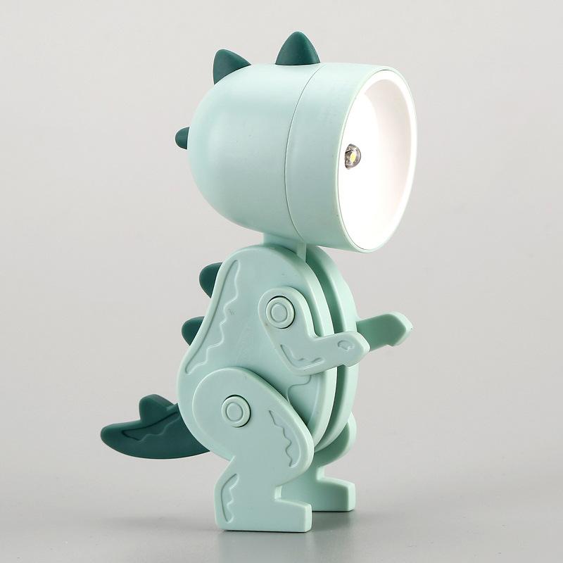 Creative Mini Led Desk Lamp Cartoon Folding Table Lamp Kids Room Bedroom Reading Book Light DIY Desktop Ornament Holiday Gifts