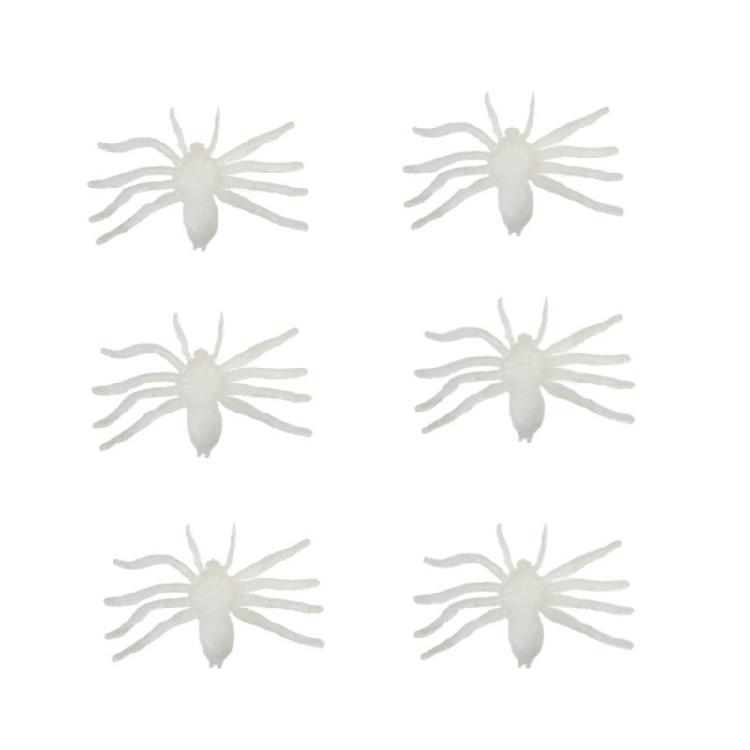 Set of 10 Luminous Spiders Halloween Decorations Holiday Adornment for Garden