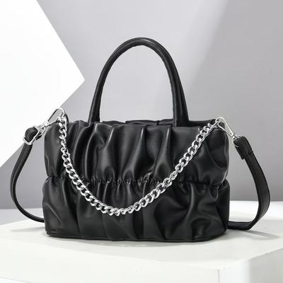 Chain Bag Handbag Pleated Cloud Bag Simple Versatile Shoulder Bag Handbag Women's Bag Messenger Bag