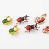 Vintage Fashion High Grade Insect Earrings Bee Butterfly Oil Drip Stud Earrings Women Middle Ages Style Fashion Ear Jewelry