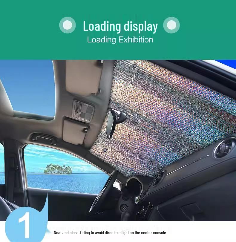 Zeekr 001/007 X Panoramisch Zonnedak Zonnescherm - Zonwering & Warmte-isolatie Dakraam Blocker