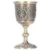 Bronze Wine Cup Vintage Goblet Embossed European Royal Chalice Whiskey Drink Party SuppliesL