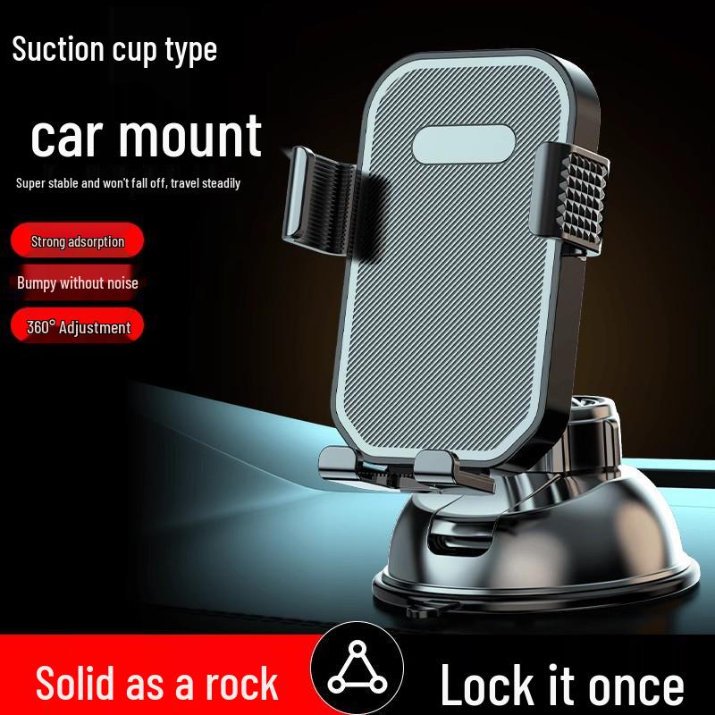 Car Phone Holder: Dashboard & Windshield Mount for Navigation