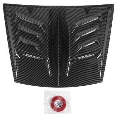 Hood Air Vent Trim Cover Enhance Engine Cooling Reduce Wind Resistance Anti Scratch Universal Fit